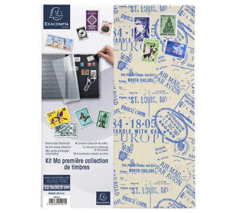 Kit philatélie Air Mail Ma Première Collection de timbres