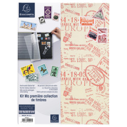 Kit philatélie Air Mail Ma Première Collection de timbres