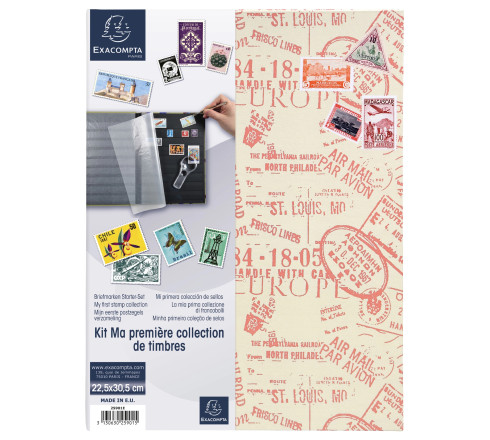 Kit philatélie Air Mail Ma Première Collection de timbres