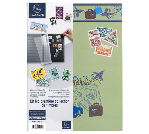 Kit philatélie Air Mail Ma Première Collection de timbres
