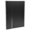 Album de timbres simili-cuir 48 pages noires - 22,5x30,5 cm