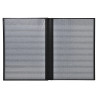 Album de timbres simili-cuir 48 pages noires - 22,5x30,5 cm