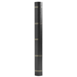 Album de timbres simili-cuir 48 pages noires - 22,5x30,5 cm