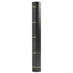 Album de timbres simili-cuir 64 pages noires - 22,5x30,5 cm
