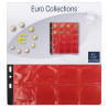 Sachet de 3 recharges numismatiques 20 cases de diamètre 40mm - 24,5x25 cm