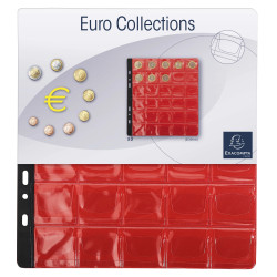 Sachet de 3 recharges numismatiques 30 cases de diamètre 30mm - 24,5x25 cm