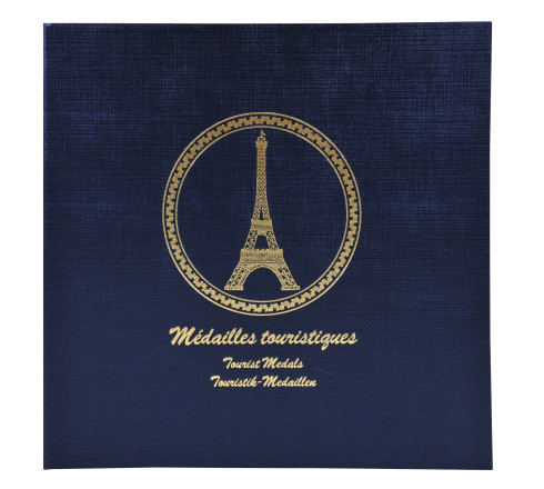 Classeur de collection pour 100 médailles souvenirs - 24,5x25 cm