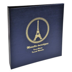 Classeur de collection pour 100 médailles souvenirs - 24,5x25 cm