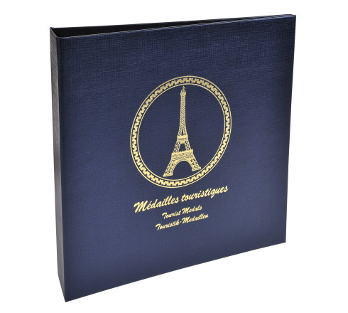 Classeur de collection pour 100 médailles souvenirs - 24,5x25 cm