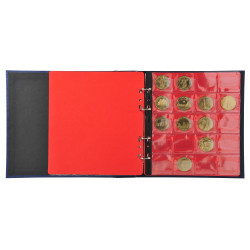 Classeur de collection pour 100 médailles souvenirs - 24,5x25 cm