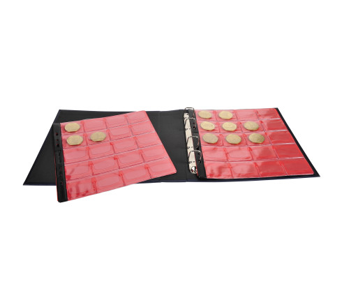 Classeur de collection pour 100 médailles souvenirs - 24,5x25 cm