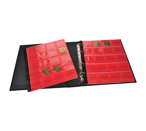 Classeur de collection pour 100 médailles souvenirs - 24,5x25 cm