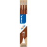 Étui de 3 recharges Frixion marron
