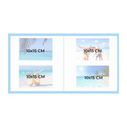 Album de collection pour 200 cartes postales - 20x25,5 cm