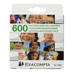 Etuis de 600 autocollants double face