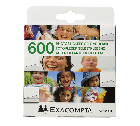Etuis de 600 autocollants double face