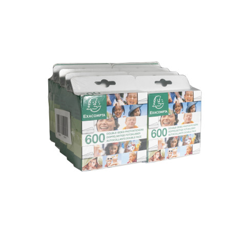 Etuis de 600 autocollants double face