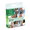 Etuis de 600 autocollants double face