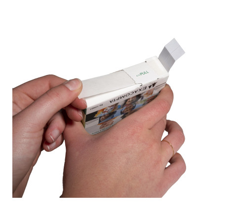 Etuis de 600 autocollants double face
