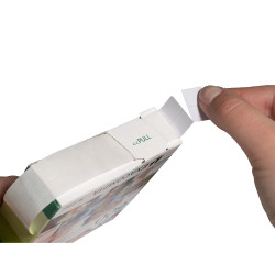 Etuis de 600 autocollants double face