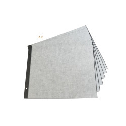 Sachet de 10 Recharges pour album à vis pages noires - 29x37 cm
