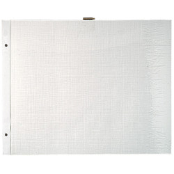 Sachet de 10 Recharges pour album à vis pages blanches - 29x37 cm