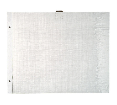 Sachet de 10 Recharges pour album à vis pages blanches - 29x37 cm