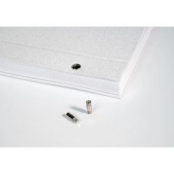 Sachet de 10 Recharges pour album à vis pages blanches - 29x37 cm