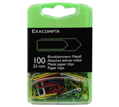 Boîte de 100 attaches lettres couleur 25mm