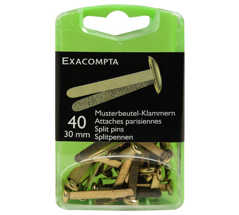 Boîte de 40 attaches parisiennes 30mm
