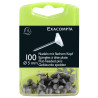 Boîte de 100 épingles à tête plate unie - Hauteur de pointe 8mm - 5mm de diamètre
