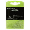 Boîte de 40 punaises - Hauteur de pointe 7mm - 10mm de diamètre