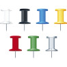 Boîte de 25 épingles Push Pins - Hauteur de pointe 7mm - 10mm de diamètre