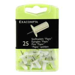 Boîte de 25 épingles Papic - Hauteur de pointe 7mm - 10mm de diamètre