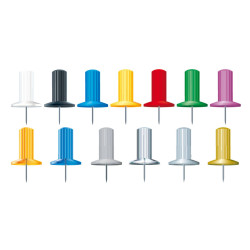 Boîte de 100 épingles Papic - Hauteur de pointe 7mm - 10mm de diamètre