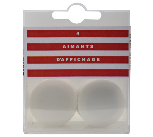 Boîte de 4 aimants F32 - 32mm de diamètre