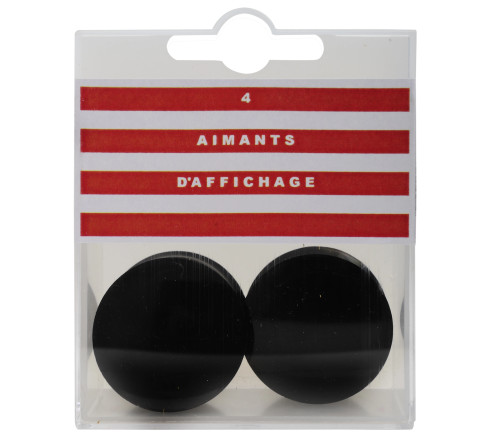 Boîte de 4 aimants F32 - 32mm de diamètre