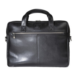 Sacoche ordinateur Exactive Cuir noir