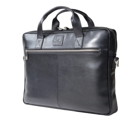 Sacoche ordinateur Exactive Cuir noir