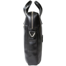 Sacoche ordinateur Exactive Cuir noir