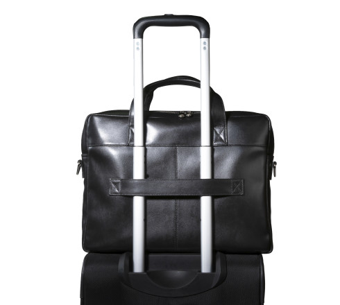 Sacoche ordinateur Exactive Cuir noir