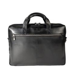 Sacoche double ordin. Exactive Cuir noir