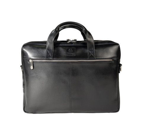 Sacoche double ordin. Exactive Cuir noir