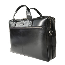 Sacoche double ordin. Exactive Cuir noir