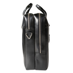 Sacoche double ordin. Exactive Cuir noir