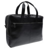 Sacoche double ordin. Exactive Cuir noir