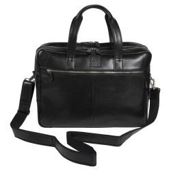 Sacoche double ordin. Exactive Cuir noir