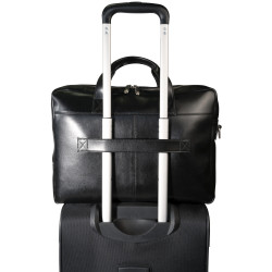 Sacoche double ordin. Exactive Cuir noir