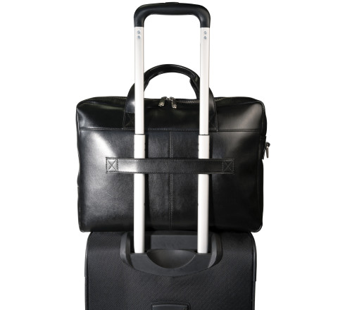 Sacoche double ordin. Exactive Cuir noir