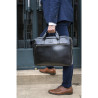 Sacoche double ordin. Exactive Cuir noir
